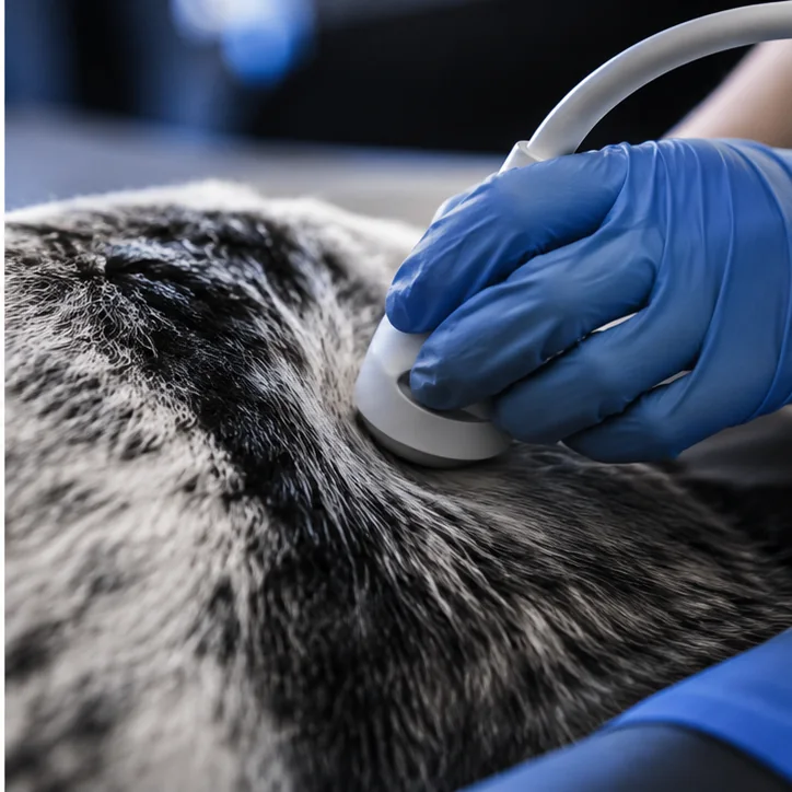 Detalhe de tecnologia aplicada ao cuidado animal